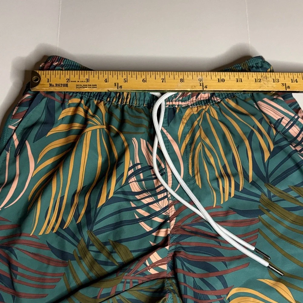 Goodfellow & Co Tropical Leaf Swim Trunks -80sku